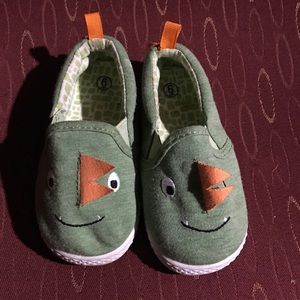 Green Dinosaur Toddler Shoes